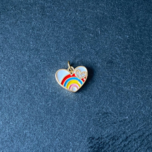 Rainbow heart x CHARM